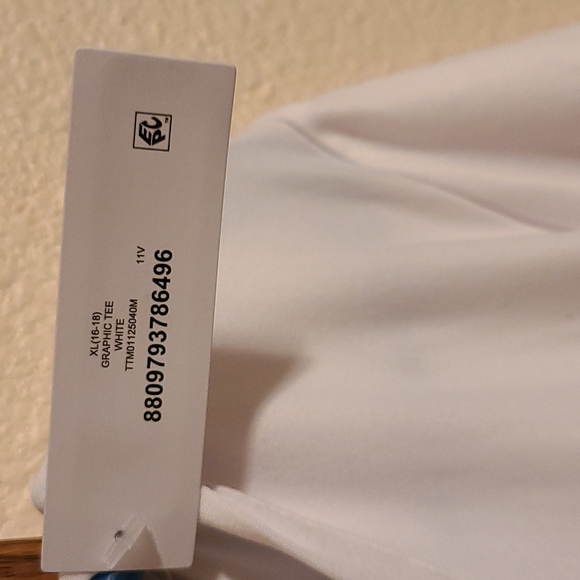 NWT M (8-10) Time & Tru Maternity SS Tee - Picture 6 of 11